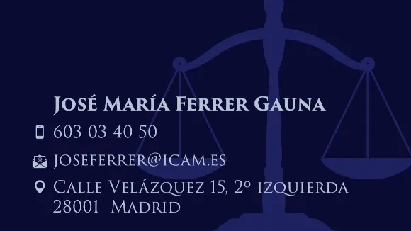 José Ferrer Abogado - Madrid